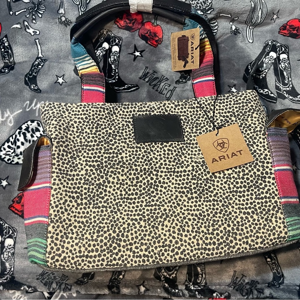 Ariat Cheetah Print Conceal Carry Purse